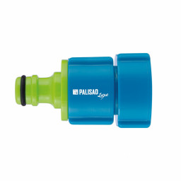 Адаптер пластмассовый 1/2"-3/4"-1" внутренняя резьба LUXE PALISAD