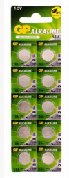 Батарейка GP G12/186A (LR43) BL10