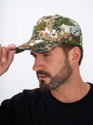 Бейсболка летняя с регулировкой, смесовая, Forest Green Тритон