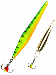 Блесна вертикал. зим. Lucky John SHINER 55мм Tiger блистер