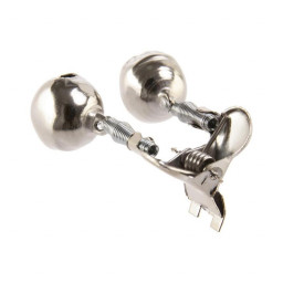 Бубенчик двойной с метал. Прищепкой Helios D16мм HS-HX-010