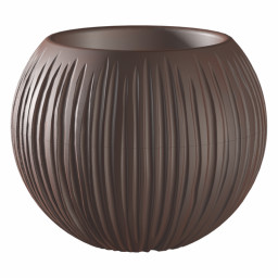 Кашпо Сфера 1,7л темно-коричневый