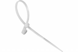 Хомут нейлоновый под винт 4,8х200 белый ВИХРЬ