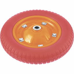 Колесо для тачки 3.00-8 полиуретановое (бескамерное) D20