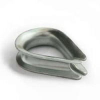 Коуш D-12 мм. для стальных канатов DIN6899