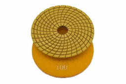 Круг 100 мм p100 алмазный гибкий шлифовальный Черепашка  LUX TORGWIN