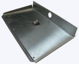 Лопата снеговая 3-борт 375*500 оцинкованная без накладки (малая)