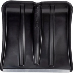 Лопата снеговая пластикова ВИТЯЗЬ 380х365мм алюминевая накладка, без черенка