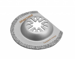 Насадка МФИ ПРАКТИКА режущая полукруг, HM, по плитке, 63 мм