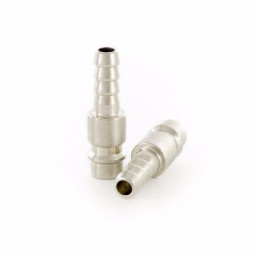 Ниппель быстросъемный (папа) со штуцером "ёлка" под шланг 8 мм 2 шт Stels