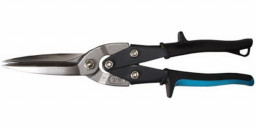 Ножницы 270 мм по металлу, прямой рез двухкомпонентные рукоятки PIRANHA "GROSS"