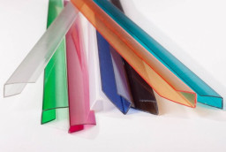 Профиль торцевой РU 6 мм L=2,1 м бирюзовый