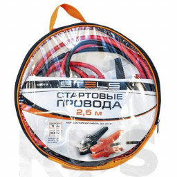 Провода стартовые 400 А, 2,5 м. сумка на молнии