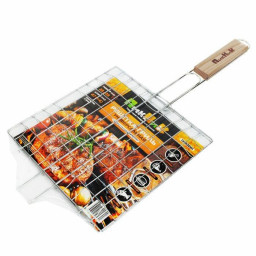 Решетка-гриль 47(+4)х23х23 см хромированная универсальная Твой Пикник