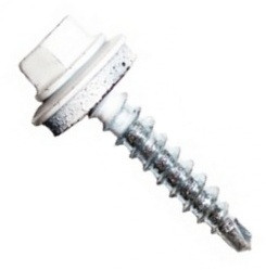 Саморез 4,8*38(35) ш/гр. кровельный белый RАL9003