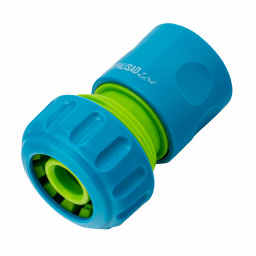 Соединитель пластмассовый быстросъемный для шланга 3/4" однокомпонентный LUXE PALISAD