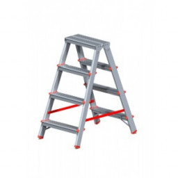 Стремянка 4 ступени двухсторонняя Новая Высота