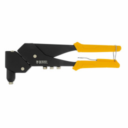 Заклепочник поворотный ручной 285 мм 0-360 заклепки 2,4-3,2-4,0-4,8 мм DENZEL