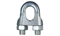 Зажим D-3 мм для стальных канатов из нержавеющей стали DIN 741